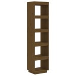 Vidaxl biblioth�que / cloison marron miel 40x35x167 cm pin solide