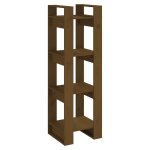 Vidaxl biblioth�que / cloison marron miel 41x35x125 cm bois massif