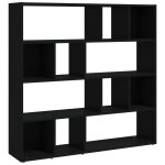 Vidaxl bibliothque / cloison de sparation noir 105x24x102 cm