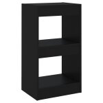 Vidaxl biblioth�que / cloison de s�paration noir 40x30x72 cm