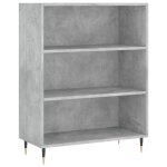 Vidaxl bibliothque gris bton 69, 5x32, 5x90 cm bois d'ingnierie