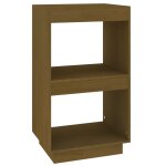 Vidaxl bibliothque marron miel 40x35x71 cm bois de pin massif