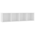 Vidaxl bibliothque / meuble tv blanc 143x30x36 cm