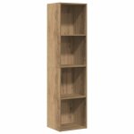 Vidaxl bibliothque / meuble tv chne artisanal 36x30x143 cm