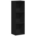 Vidaxl bibliothque / meuble tv noir 36x30x114 cm bois d'ingnierie