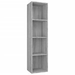 Vidaxl bibliothèque / meuble tv sonoma gris 36x30x143 cm Vidaxl bibliothèque / meuble tv sonoma gris 36x30x143 cm