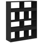 Vidaxl biblioth�que noir 100x33x125, 5 cm bois d'ing�nierie