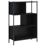 Vidaxl biblioth�que noir 72x28x109 cm bois d'ing�nierie