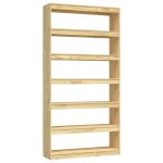Vidaxl biblioth�que / s�parateur de pi�ce 100x30x200 cm pin massif