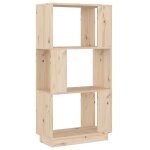 Vidaxl bibliothque / sparateur de pice 51x25x101 cm pin solide