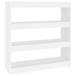Vidaxl bibliothque / sparateur de pice blanc 100x30x103 cm