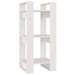 Vidaxl bibliothèque / séparateur de pièce blanc 41x35x91 cm pin solide Vidaxl bibliothèque / séparateur de pièce blanc 41x35x91 cm pin solide
