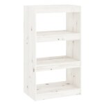 Vidaxl bibliothèque / séparateur de pièce blanc 60x30x103, 5cm pin massif Vidaxl bibliothèque / séparateur de pièce blanc 60x30x103, 5cm pin massif