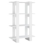 Vidaxl biblioth�que / s�parateur de pi�ce blanc 80x30x123, 5 cm
