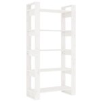 Vidaxl bibliothèque / séparateur de pièce blanc 80x35x160 cm bois massif Vidaxl bibliothèque / séparateur de pièce blanc 80x35x160 cm bois massif