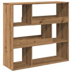 Vidaxl biblioth�que / s�parateur de pi�ce ch�ne artisanal 100x33x94, 5 cm