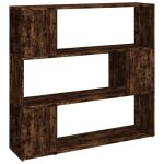 Vidaxl bibliothque / sparateur de pice chne fum 100x24x94 cm