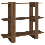 Vidaxl bibliothque / sparateur de pice chne marron 100x30x87 cm