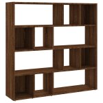 Vidaxl bibliothque / sparateur de pice chne marron 105x24x102 cm