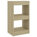 Vidaxl biblioth�que / s�parateur de pi�ce ch�ne sonoma 40x30x72 cm