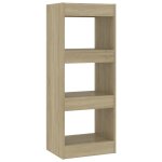 Vidaxl biblioth�que / s�parateur de pi�ce ch�ne sonoma bois d'ing�nierie