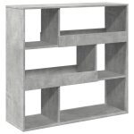 Vidaxl biblioth�que / s�parateur de pi�ce gris b�ton 100x33x94, 5 cm