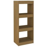 Vidaxl biblioth�que / s�parateur de pi�ce marron miel 40x30x103, 5 cm pin
