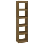 Vidaxl biblioth�que / s�parateur de pi�ce marron miel 40x30x167, 5 cm pin