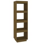 Vidaxl biblioth�que / s�parateur de pi�ce marron miel 40x35x135 cm pin