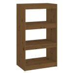 Vidaxl bibliothque / sparateur de pice marron miel 60x30x103, 5 cm pin
