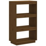 Vidaxl bibliothque / sparateur de pice marron miel 60x35x103 cm pin