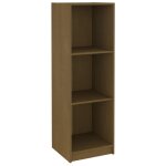 Vidaxl bibliothque / sparateur de pice marron miel bois de pin massif