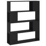 Vidaxl biblioth�que / s�parateur de pi�ce noir 100x24x124 cm