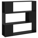 Vidaxl biblioth�que / s�parateur de pi�ce noir 100x24x94 cm