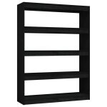 Vidaxl bibliothèque / séparateur de pièce noir 100x30x135, 5cm pin massif Vidaxl bibliothèque / séparateur de pièce noir 100x30x135, 5cm pin massif