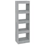 Vidaxl biblioth�que / s�parateur de pi�ce sonoma gris 40x30x135 cm