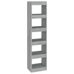Vidaxl bibliothque / sparateur de pice sonoma gris 40x30x166 cm