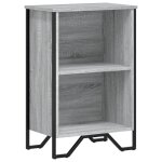 Vidaxl bibliothque sonoma gris 50x31x74, 5 cm bois d'ingnierie