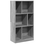 Vidaxl biblioth�que sonoma gris 57x28, 5x107, 5 cm bois d'ing�nierie