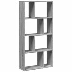 Vidaxl biblioth�que sonoma gris 60x20x120, 5 cm bois d'ing�nierie