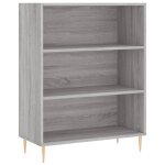Vidaxl biblioth�que sonoma gris 69, 5x32, 5x90 cm bois d'ing�nierie