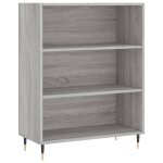 Vidaxl bibliothque sonoma gris 69, 5x32, 5x90 cm bois d'ingnierie