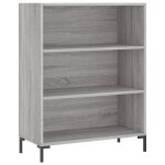 Vidaxl biblioth�que sonoma gris 69, 5x32, 5x90 cm bois d'ing�nierie