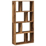 Vidaxl biblioth�que vieux bois 60x20x120, 5 cm bois d'ing�nierie
