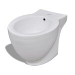 Vidaxl bidet rond c�ramique haute qualit� blanc