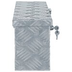 Vidaxl boîte en aluminium 48, 5 x 14 x 20 cm argenté Vidaxl boîte en aluminium 48, 5 x 14 x 20 cm argenté