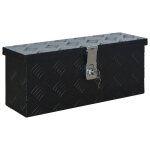 Vidaxl boîte en aluminium 485x140x200 mm noir Vidaxl boîte en aluminium 485x140x200 mm noir