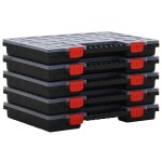 Vidaxl bo�tes d'assortiment 10 pcs 40x30x5 cm polypropyl�ne