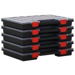 Vidaxl bo�tes d'assortiment 10 pcs 40x30x5 cm polypropyl�ne