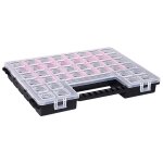 Vidaxl botes d'assortiment 5 pcs 385x283x50 mm plastique